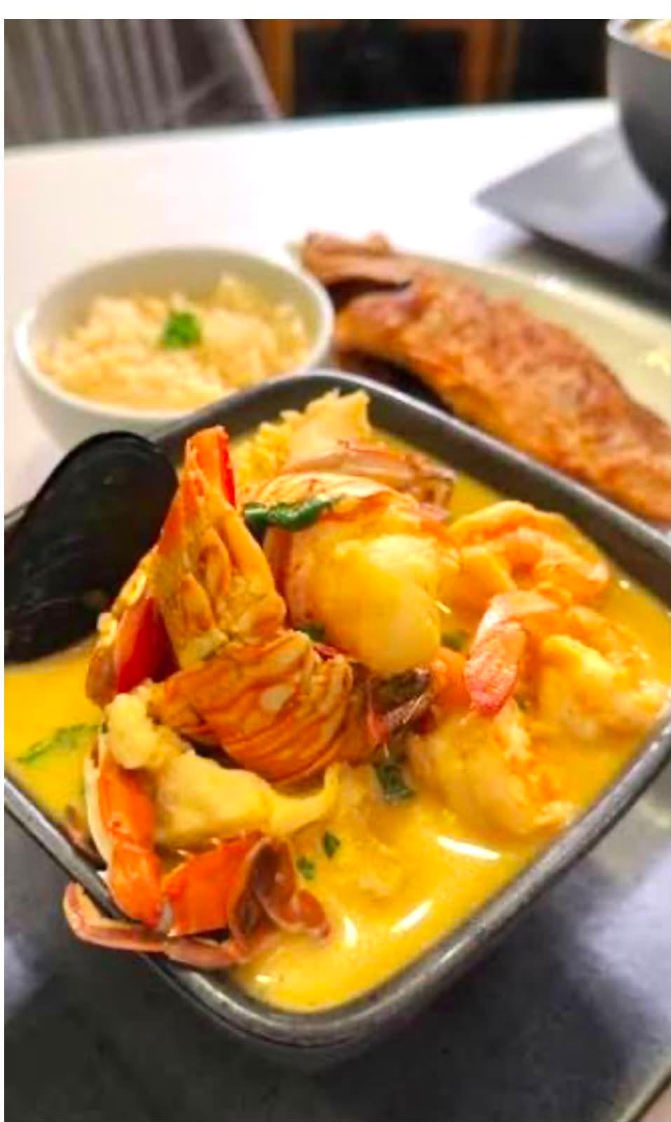 El Fogon Fusion signature Cazuela de Mariscos